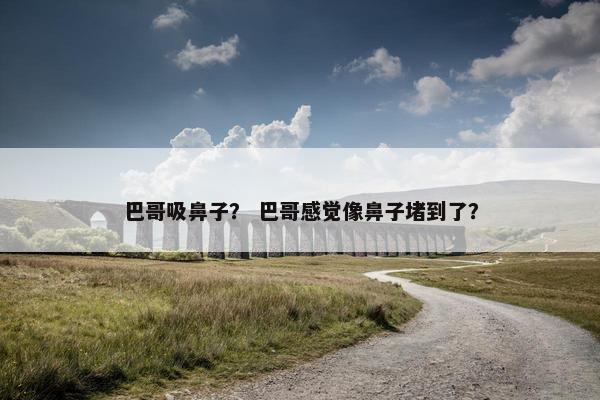 巴哥吸鼻子？ 巴哥感觉像鼻子堵到了？