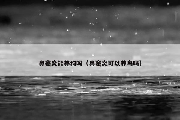 鼻窦炎能养狗吗（鼻窦炎可以养鸟吗）
