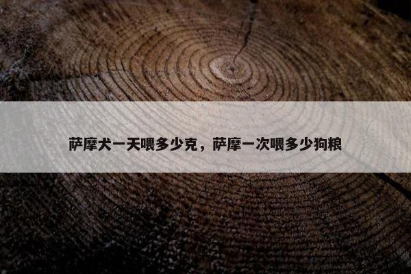 萨摩犬一天喂多少克，萨摩一次喂多少狗粮