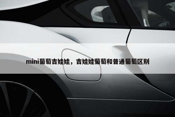 mini葡萄吉娃娃，吉娃娃葡萄和普通葡萄区别